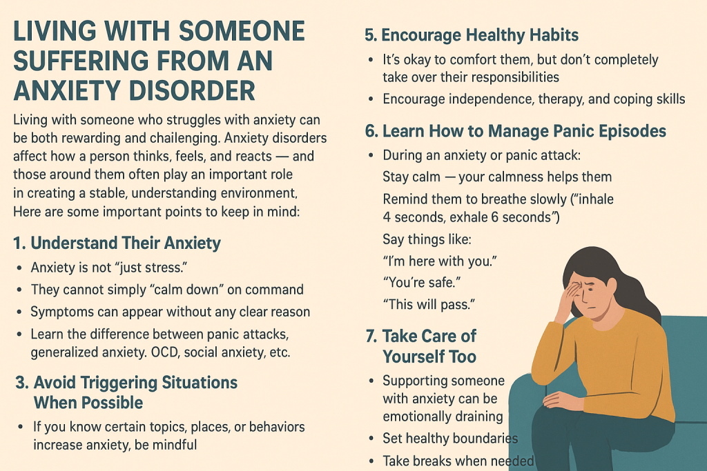 Living with Someone Suffering from an Anxiety Disorder